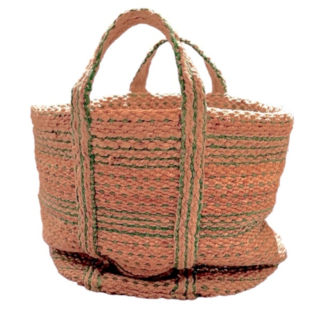 HUGE HEAVY & THICK Jute Rope Burlap Heavyweight Carrying Carry-All Bag Tote